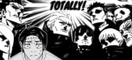 Jujutsu sorcerers as seen in manga (Image via Viz Media)